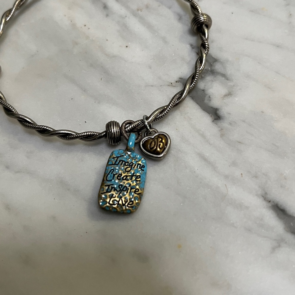 Brighton Art & Soul Create Bangle Bracelet - Picture 3 of 5